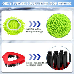 Wa.IE Jiemi Microfiber Spin Mop Refills - Compatible with EasyWring 1-Tank System