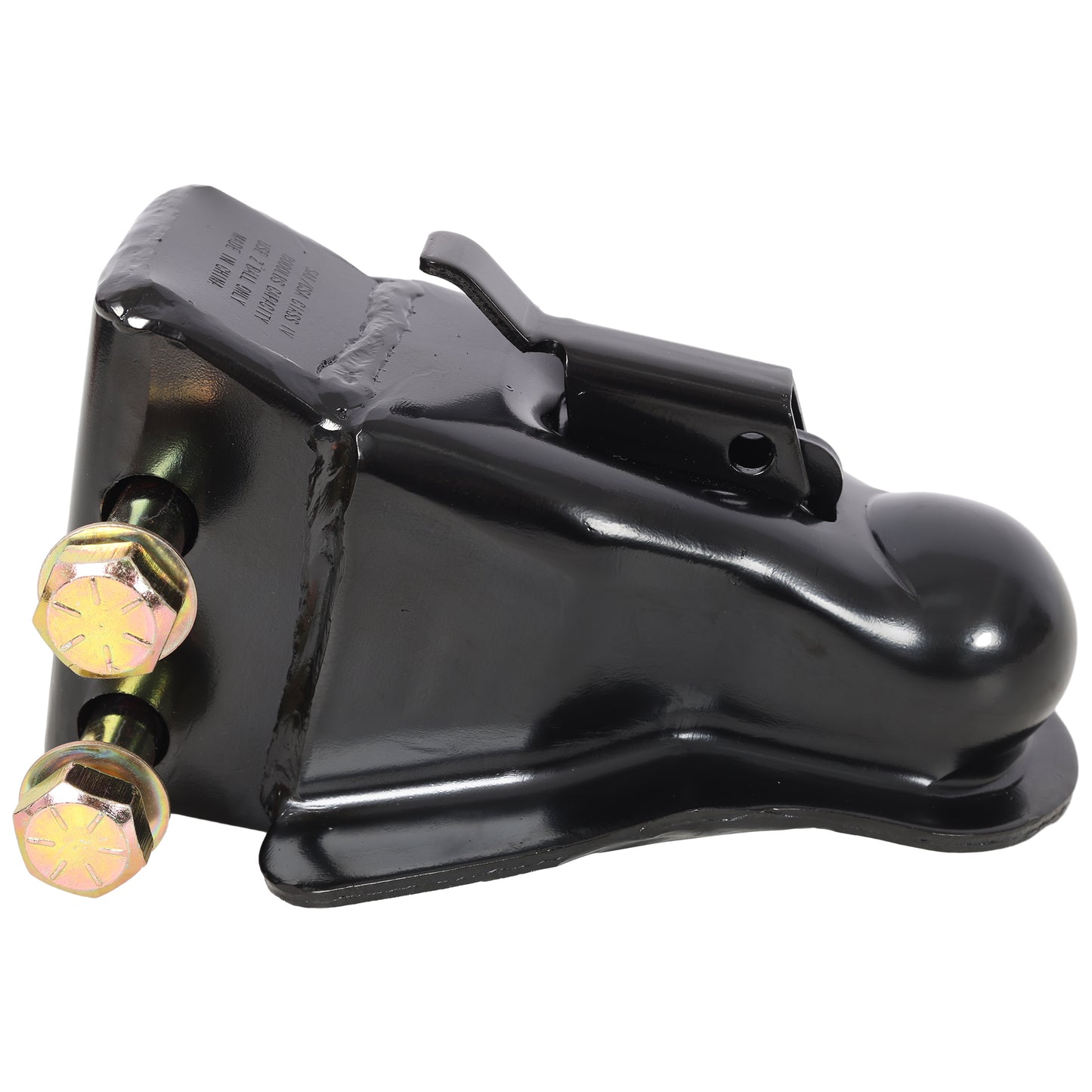Adjustable Trailer Coupler, 360° Sleeve-Lock 2 Inch Towing Hitch, 8000 lbs Heavy Duty Steel Coupler, Black Finish for Boat, RV, Utility Trailer and Trucks image 3