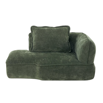 122" Modern L-Shaped Sectional Sofa with High-Density Fully Compressed Sponge and Chaise Lounge, 2-Piece Set, Fully Assembled Right Hand Facing, Deep Seating, Perfect for Living Room, Lounge image 8
