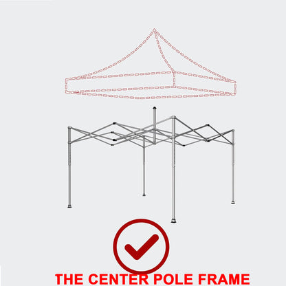 10x10 Canopy Replacement Top for Pop Up Canopy Tent and 4PC Pack Canopy Weight Bag(only cover and 4pcs sandbag not include frame) White image 7