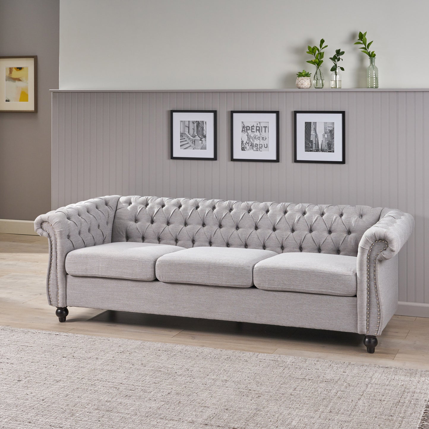 3 Seater Sofa -68014.00FCLOUDGRY image 2