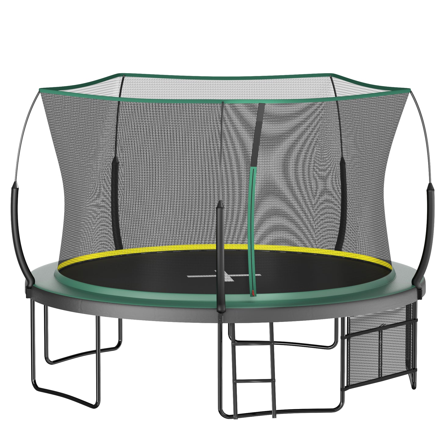 YC 12FT Springfree no Gap Trampoline- Green image 3
