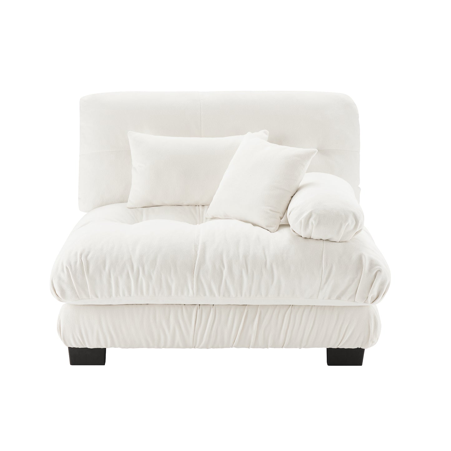 27 Sofa RSF W/2 pillows - White image 1