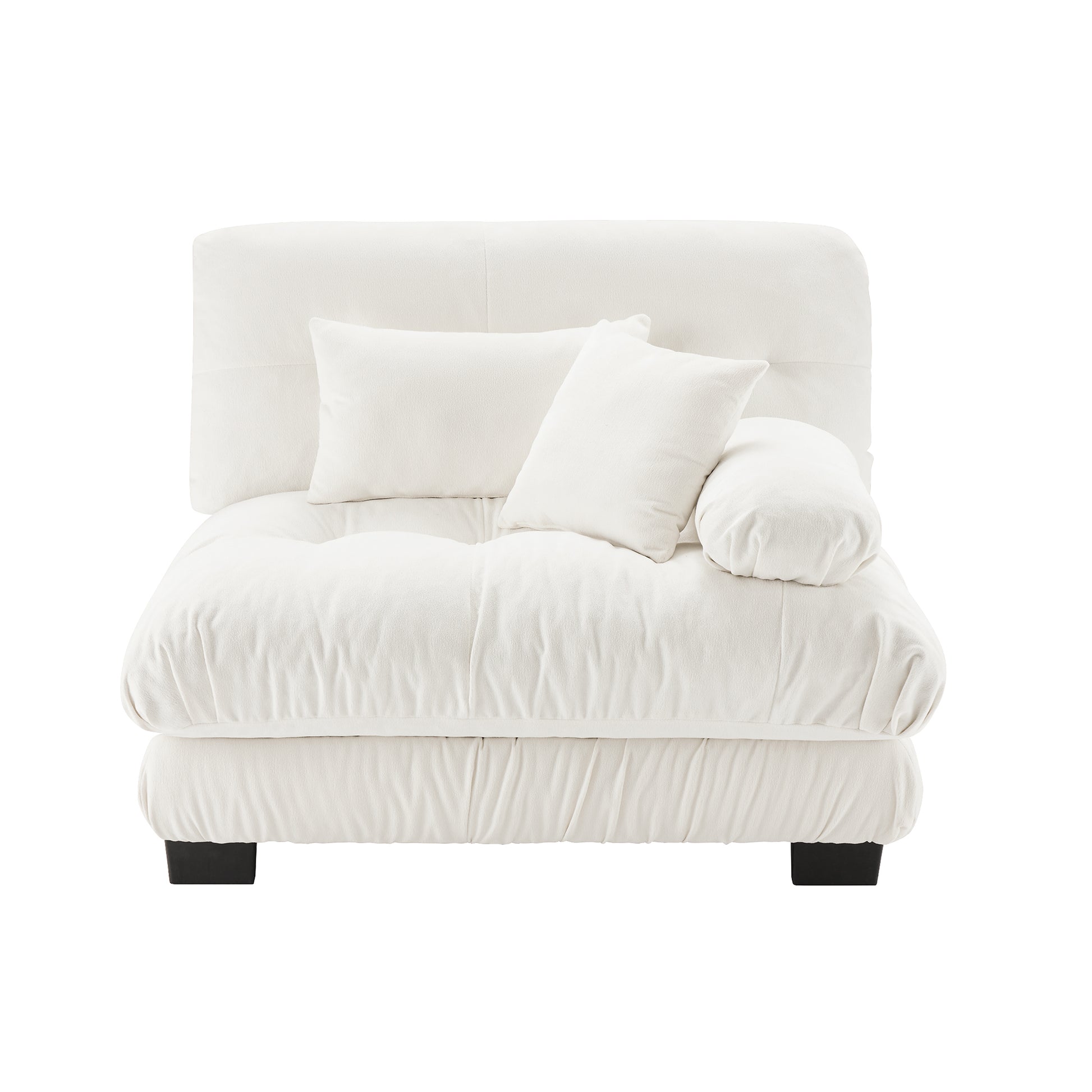 27 Sofa RSF W/2 pillows - White image 1