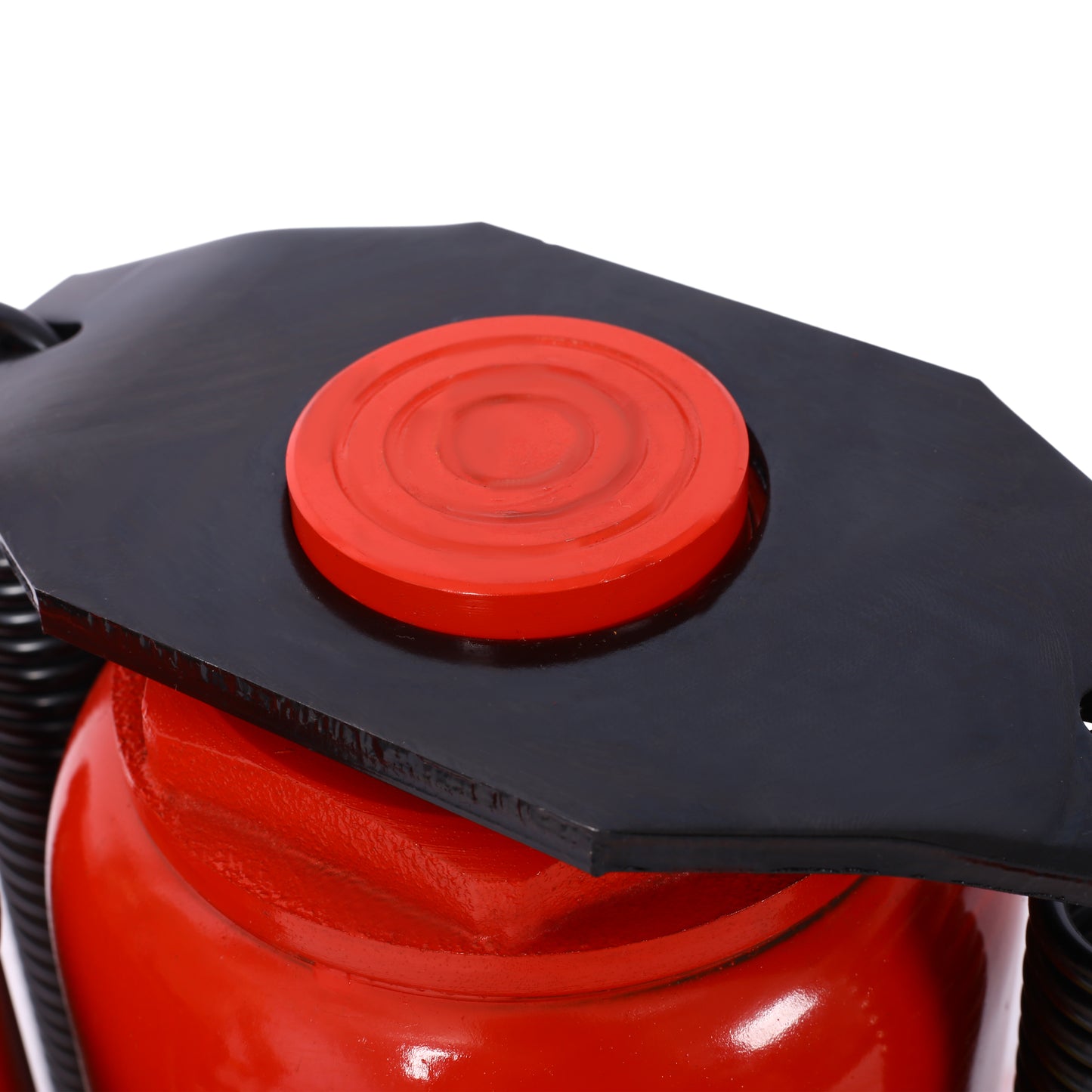 Air Hydraulic Bottle Jack, 32 Ton/70550LBS LBS All Welded Bottle Jack, 10-16.3 inch Lifting Range, Manual Handle and Air Pump, for Car, Pickup, Truck, RV, Auto Repair, Industrial Engineering,Red image 8