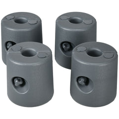 Outsunny Canopy Weights Set of 4, Tent Weights for Pop up Canopy, HDPE Water or Sand Filled, with Secure Screws, 104LBS