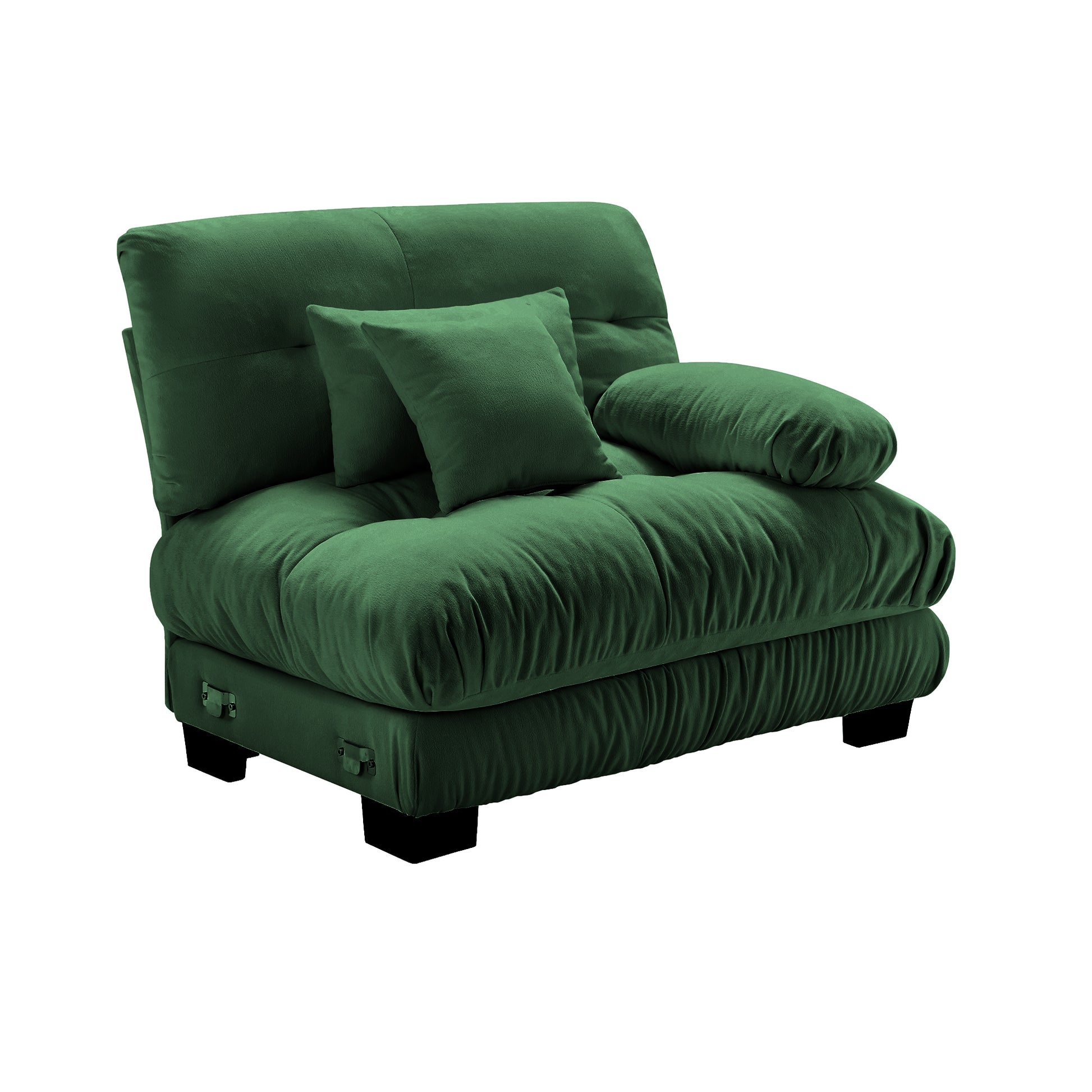 Pariss Sofa RSF W/2 pillows - Green image 2