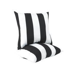 2 Pack Outdoor Throw Pillows - Waterproof & Comfortable Cushions