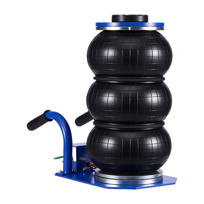 Air Jack, 3 Ton/6613 lbs Triple Bag Air Jack, Airbag with Six Steel Pipes, Lift Up to 17.7 inch/450 mm, 1-6 s Fast Lifting Pneumatic with Short Handles for Car, SUV, Pickup Truck Repair, Garage image 3