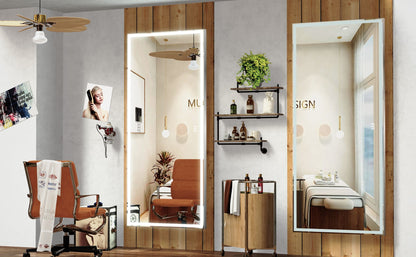 Oversized LED bathroom mirror 72x32 inch packaging and accessories