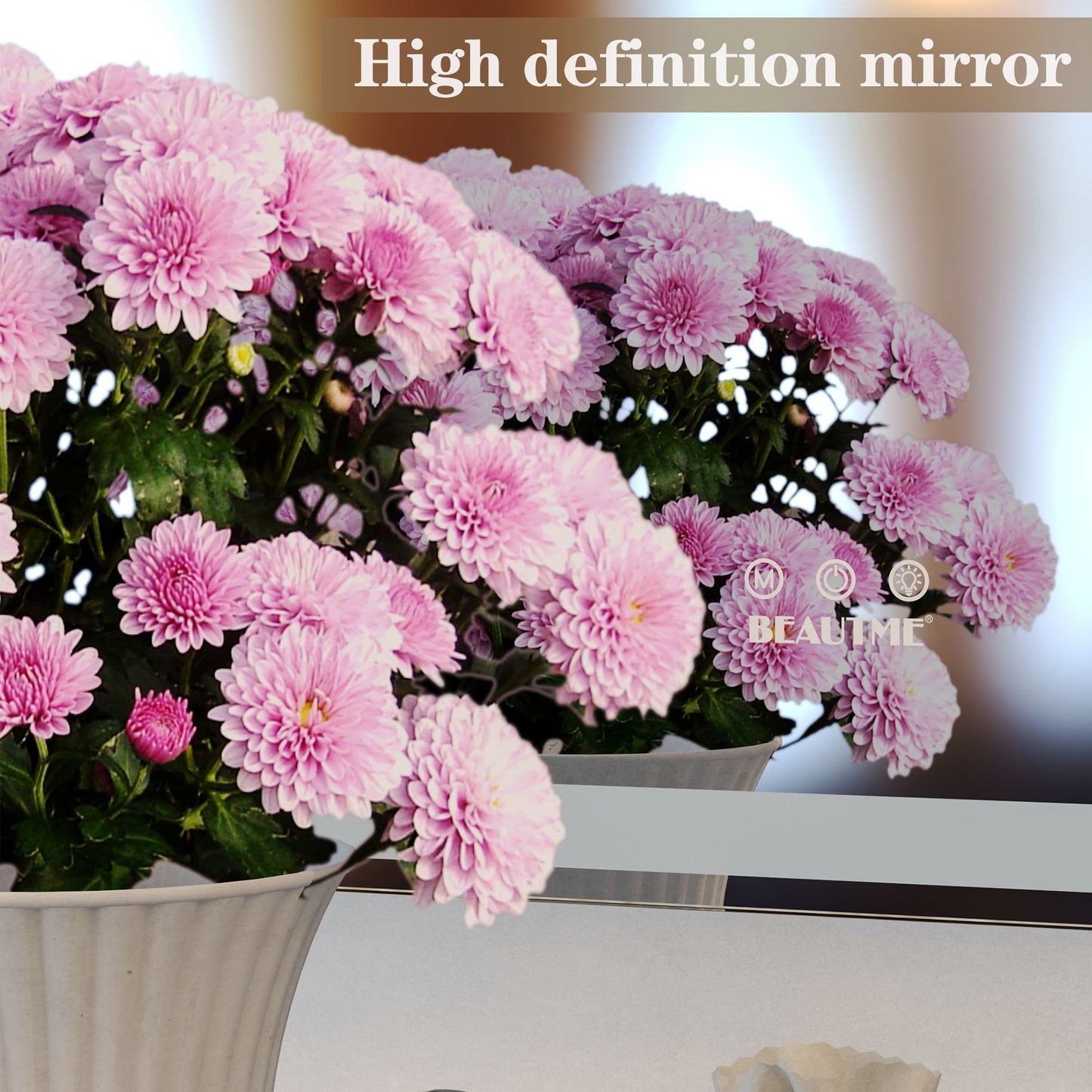 72X32 inch Oversized LED Bathroom Mirror Wall Mounted Mirror with 3 Color Modes Aluminum Frame Wall Mirror Large Full Le image 17