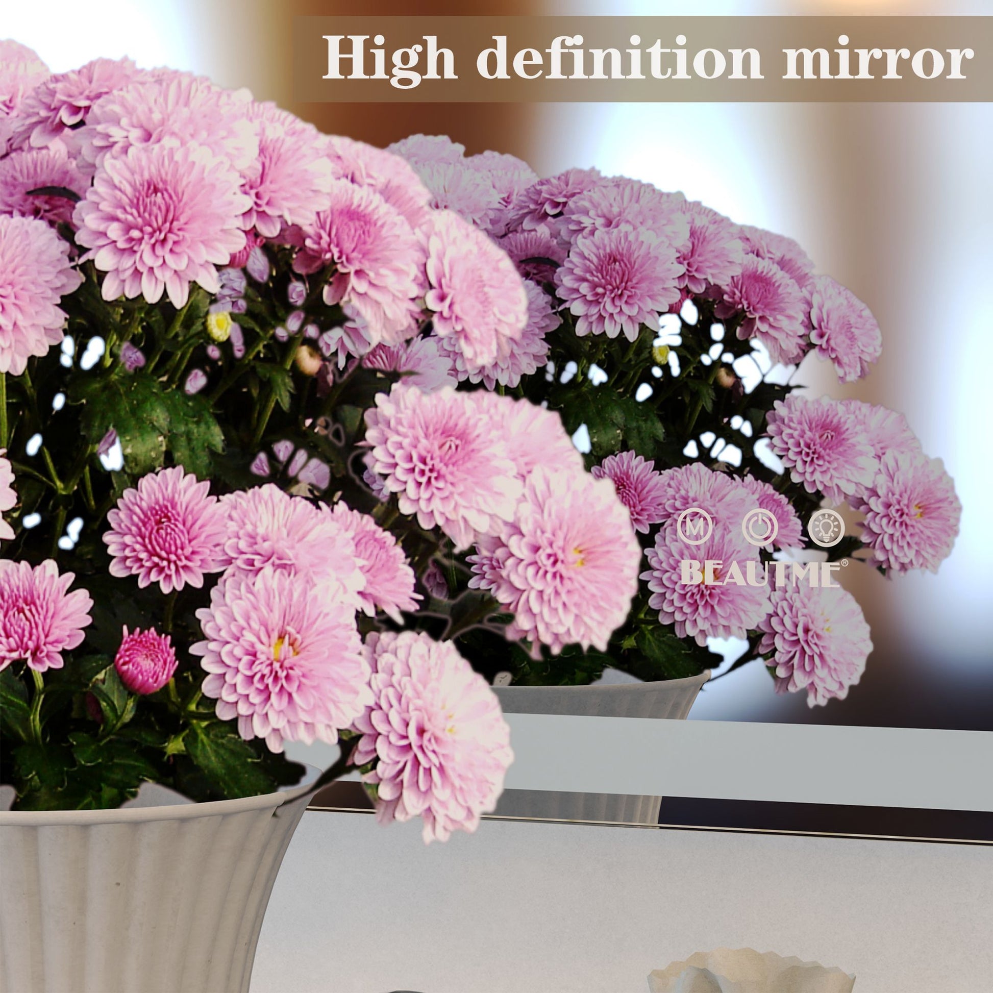 72X32 inch Oversized LED Bathroom Mirror Wall Mounted Mirror with 3 Color Modes Aluminum Frame Wall Mirror Large Full Le image 17
