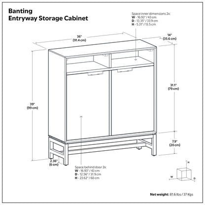 Banting Entryway Storage Cabinet image 11