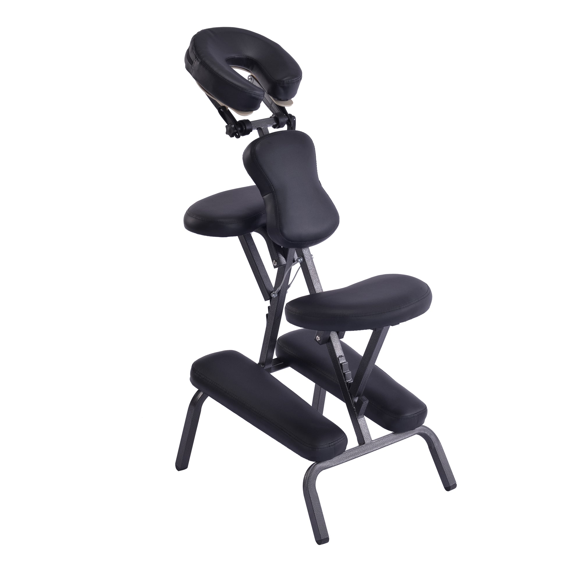 Portable Massage Chair for Tattoo and Spa with Adjustable Face Cradlewith Carrying Bag Ideal for Salon Use (BLACK) image 5