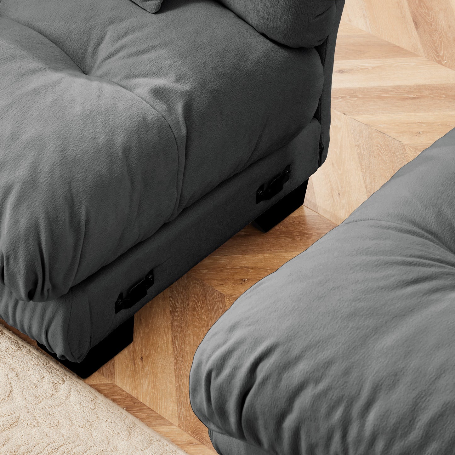 27 Sofa LSF W/2 pillows -Gray image 6