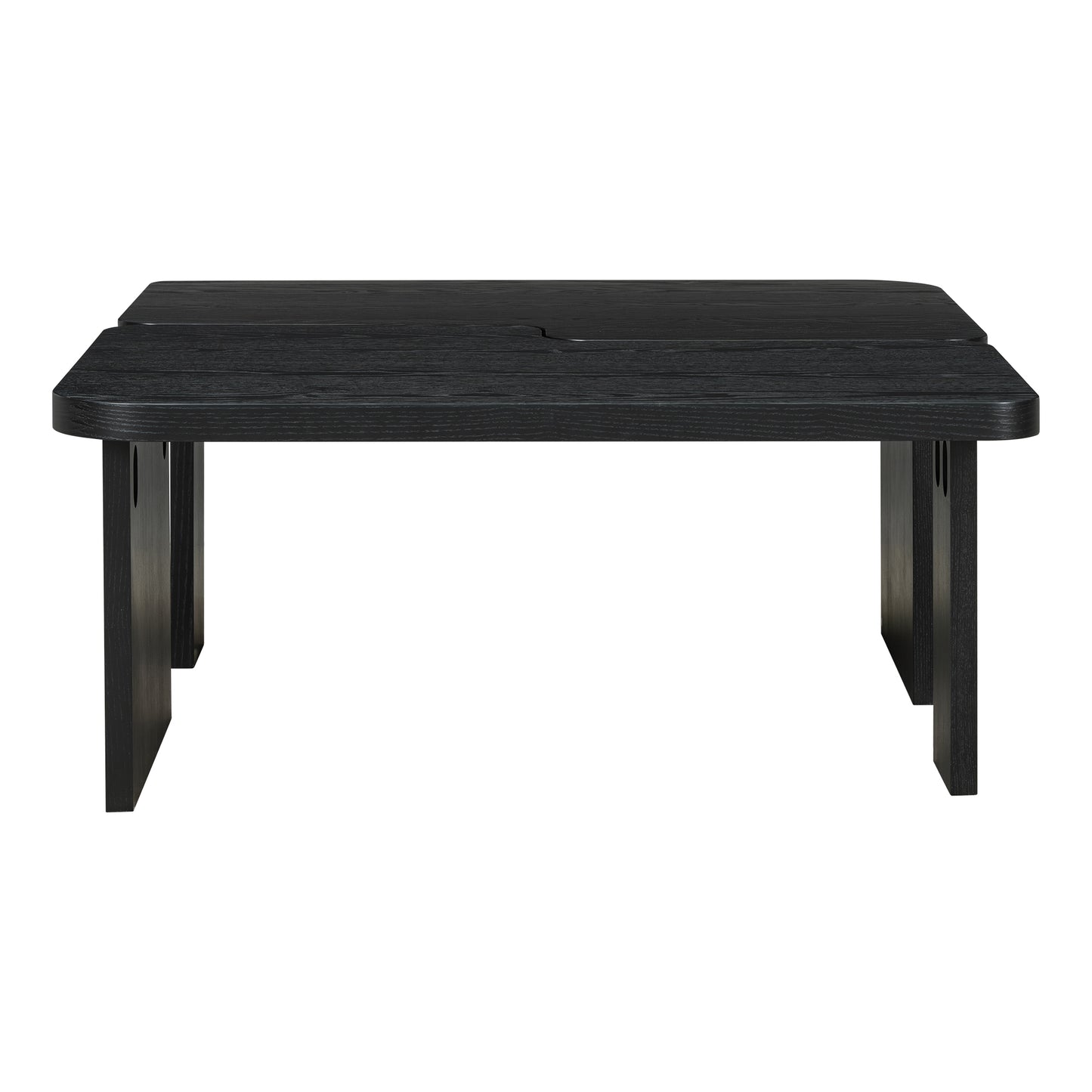 U-Can Modern Minimalist Coffee Table Set, Rectangle Coffee Table with Splicing Design, Multifunctional Combination Table for Living Room image 11