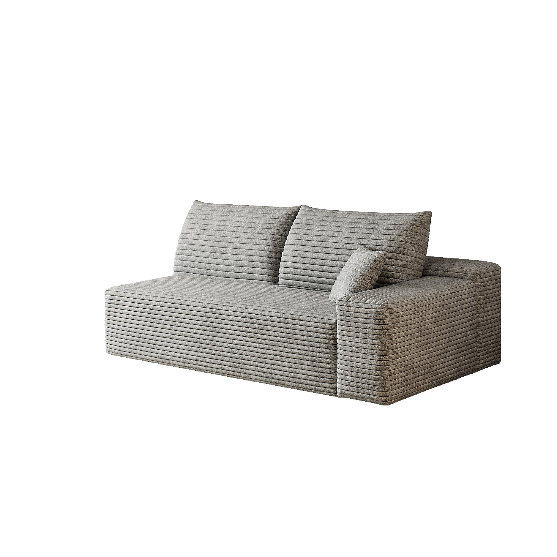 Y165-3R-GREY 3seater right grey image 2