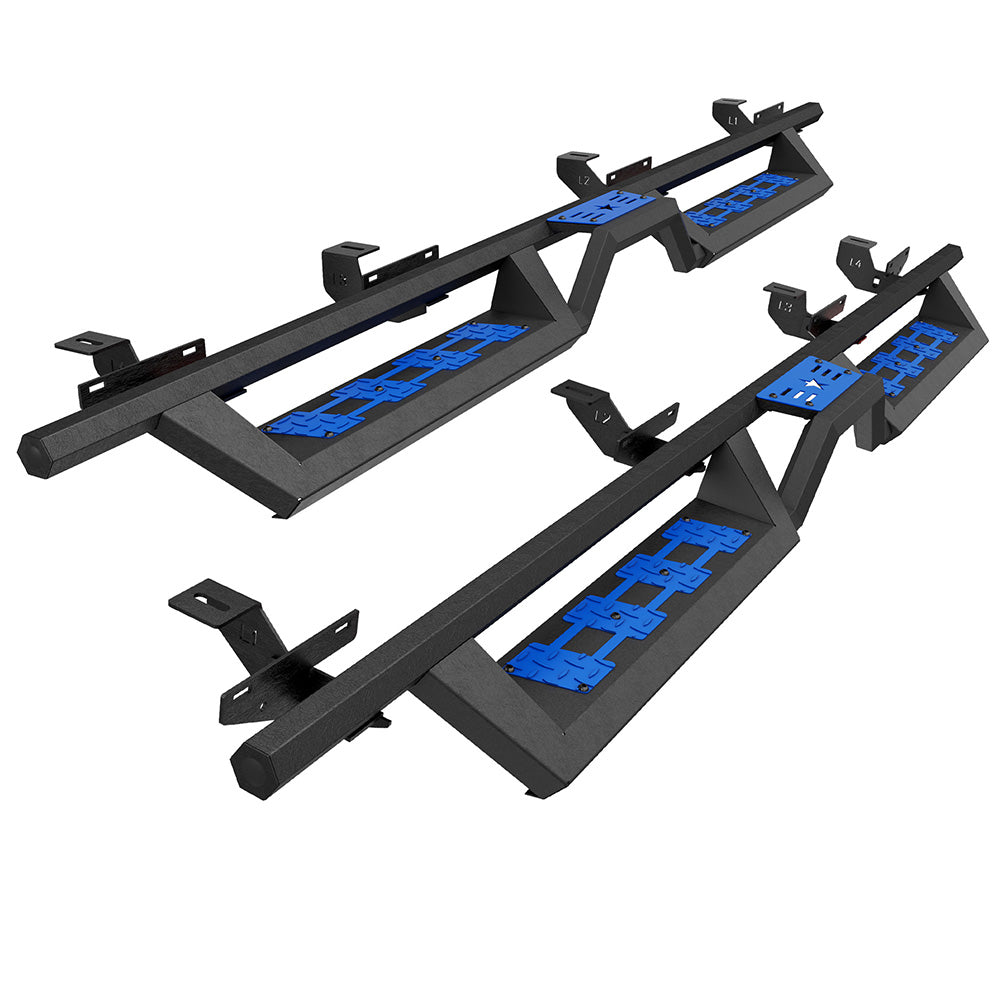 Two-Color 6 Running Boards For 2020-2026 Jeep Gladiator JT 4 Door,Side Steps image 11