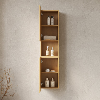 MITCH 59" Tall Bathroom Wall Mounted Cabinet - Upper Compartment (Alternate)