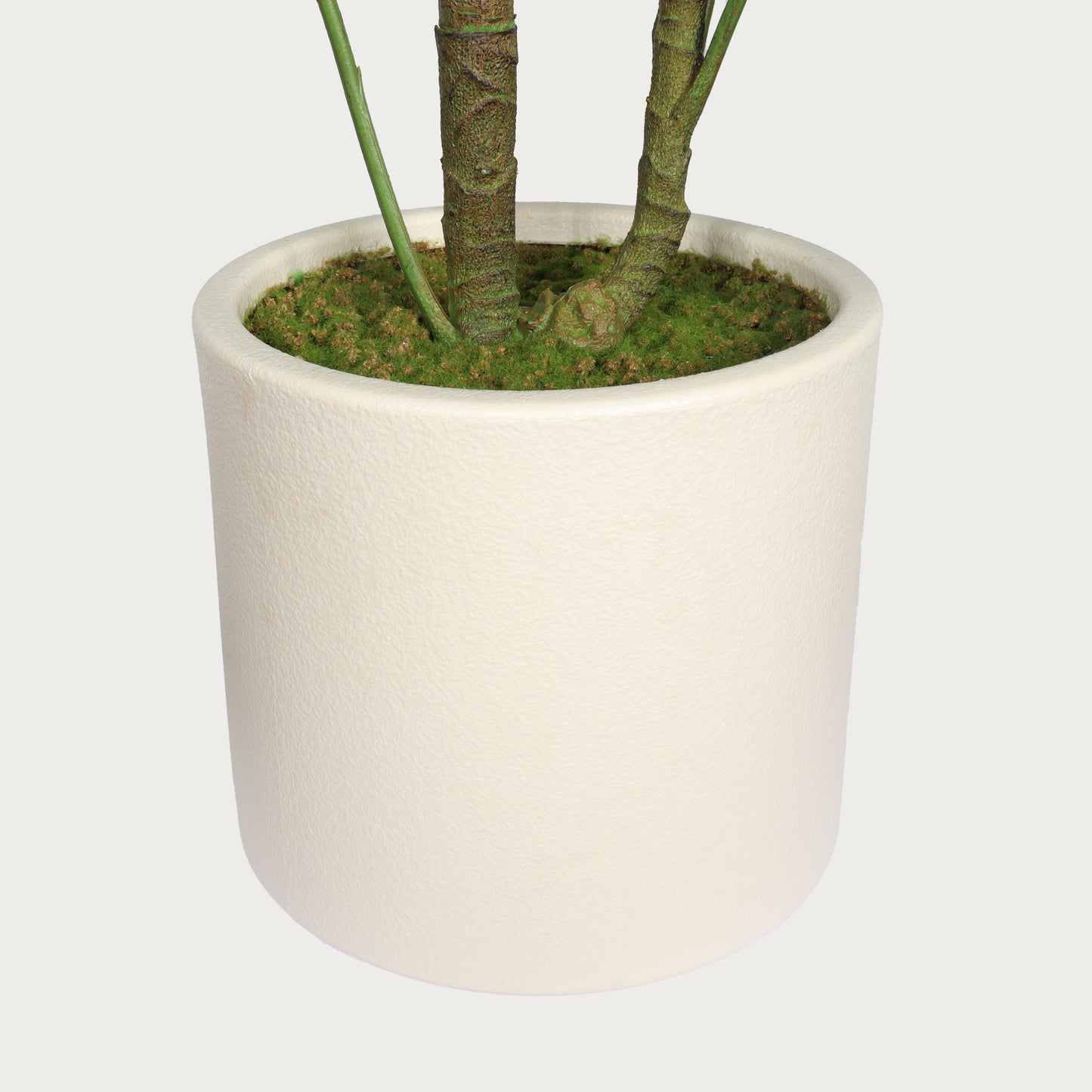30'' Artificial Monstera Deliciosa Plant with White Pot, 2 pcs / set image 12