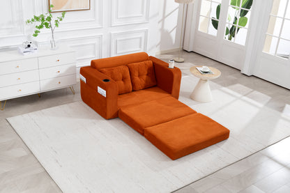 Convertible Sofa Bed,Expandable double Sofa Bed, 2 in 1 Convertible Sofa Bed, Fold Out Floor Couch with Pillows for Living Room Bedroom Lounge image 11