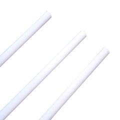 Outsunny Sun Sail Shade Canopy Adjustable Installation Pole/Pipe Kit White