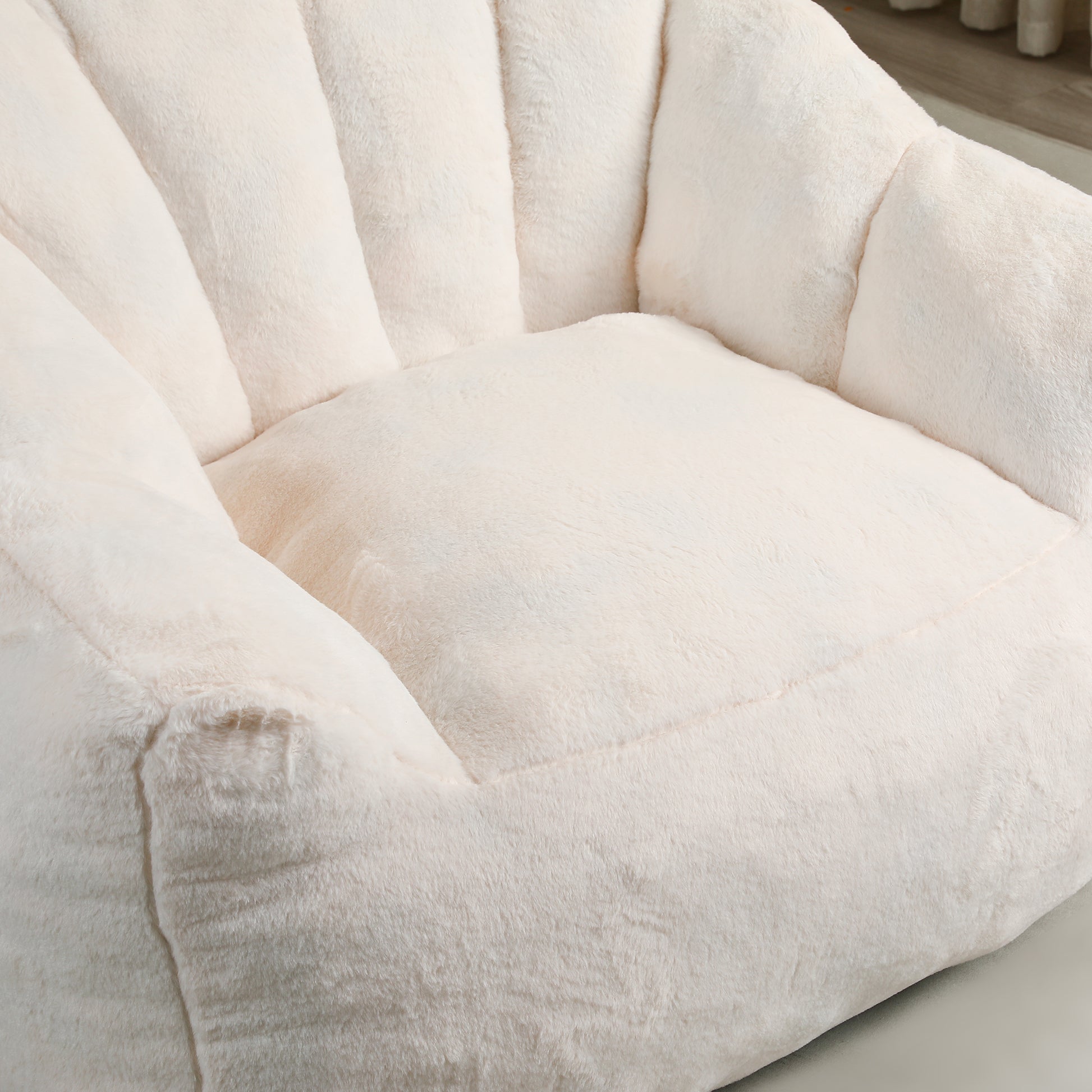 Bean Bag Chair, Bean Bag Sofa Chair with Armrests Stuffed High-Density Foam, Lazy Sofa Comfy Chairs BeanBag Chair for Adults in Living Room,Bedroom Reading image 7
