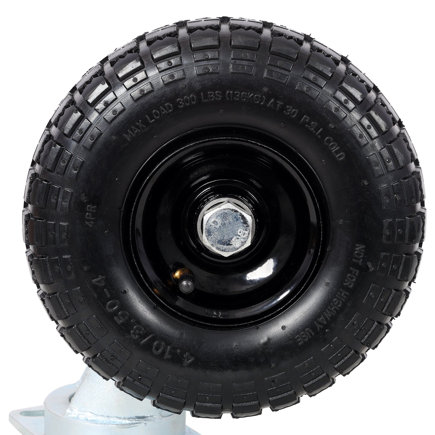 10 in Dual Air Wheels Swivel Caster, 660LBS LOAD CAPACITY image 6