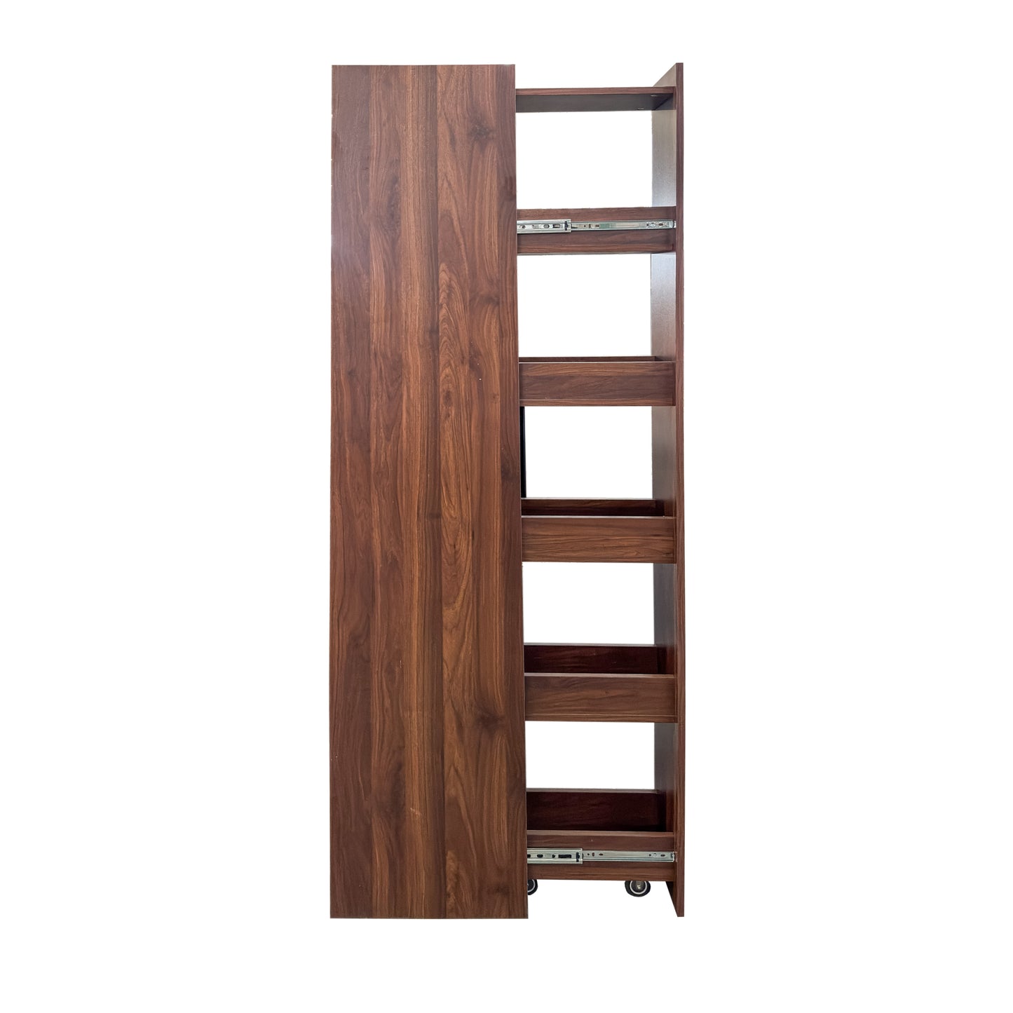 Kitchen pantry cabinet with multi-functional pull-out multi-tier storage shelf,Farmhouse Storage Cabinet with glass Doors,Pantry Organizers for Kitchen, bar cabinet,Dining Room image 10