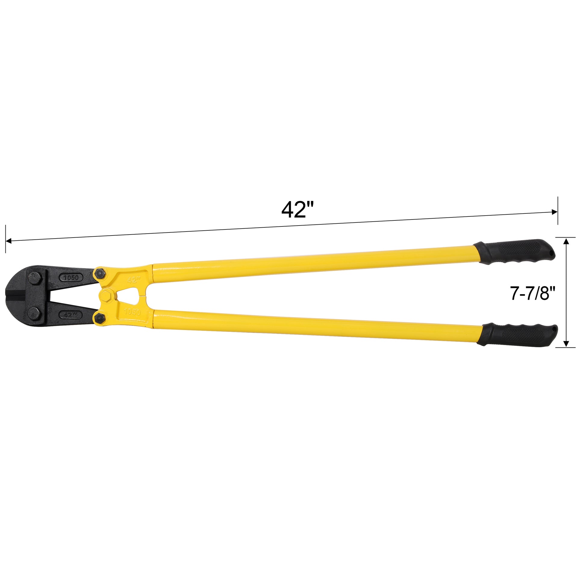 42" Heavy-Duty Medium Bolt Cutter for Fence, Steel Wire, Chain, Screws, Rivets & Medium Padlocks, Ergonomic Soft Rubber Grip Handle image 8