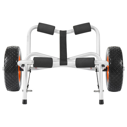 Kayak Cart 250 lbs Foldable Canoe Carrier with 10-inch Solid Rubber Tires image 3