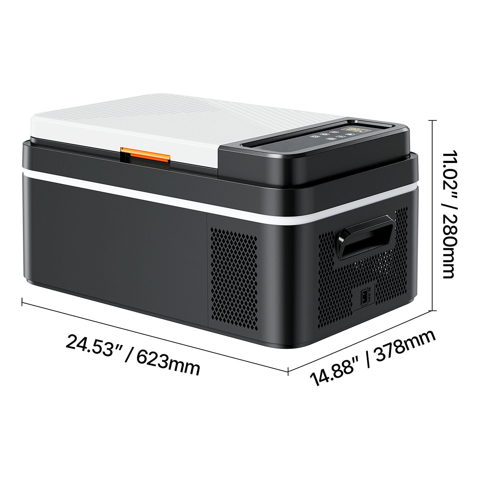 Car Refrigerator, DC 12/24V AC100-240V Compressor Electric Cooler, -4°F to 68°F Car Fridge with APP Control, 21 QT Cars Freezer for RVs, Campsites, Boats, Camping, Fishing, 60W Portable Freezer image 8