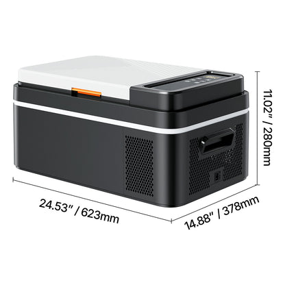 Car Refrigerator, DC 12/24V AC100-240V Compressor Electric Cooler, -4°F to 68°F Car Fridge with APP Control, 21 QT Cars Freezer for RVs, Campsites, Boats, Camping, Fishing, 60W Portable Freezer image 8