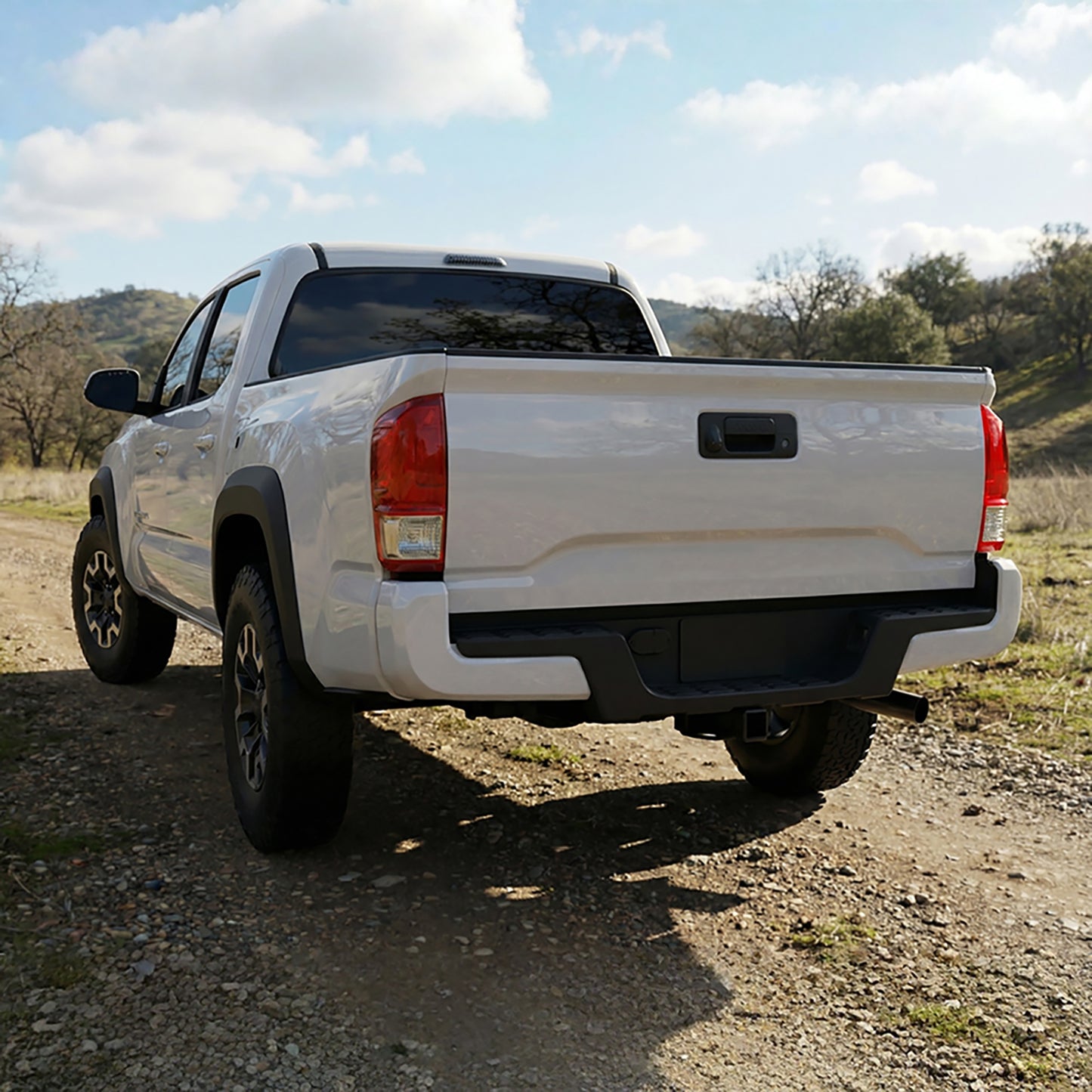 Black Steel Trailer Hitch 2 Hitch Receiver Compatible With 2016 - 2023 Toyota Tacoma (Not Applicable for SR Models) image 8