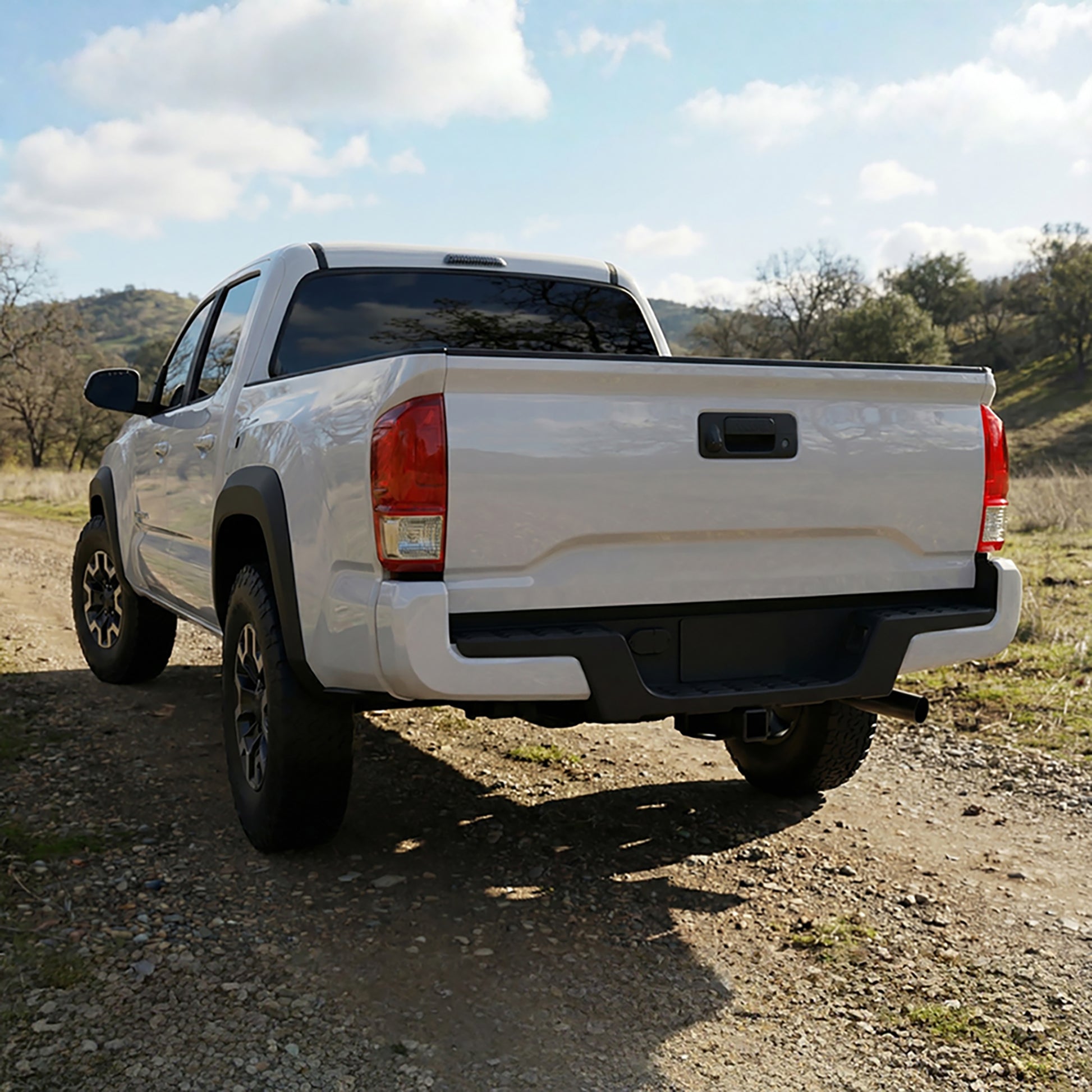 Black Steel Trailer Hitch 2 Hitch Receiver Compatible With 2016 - 2023 Toyota Tacoma (Not Applicable for SR Models) image 8