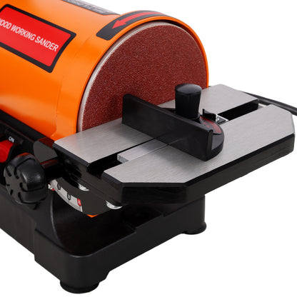 1x30 Inch Bench Belt Sander with 5 Inch Disc with Wrench Storage and Easy Belt Cover Off,Benchtop Belt Disc Sander image 10