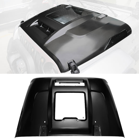 Replacement Hood Vented Heat Dispersion for 2007-2017 Jeep Wrangler JK JKU Hood Upgrade image 1