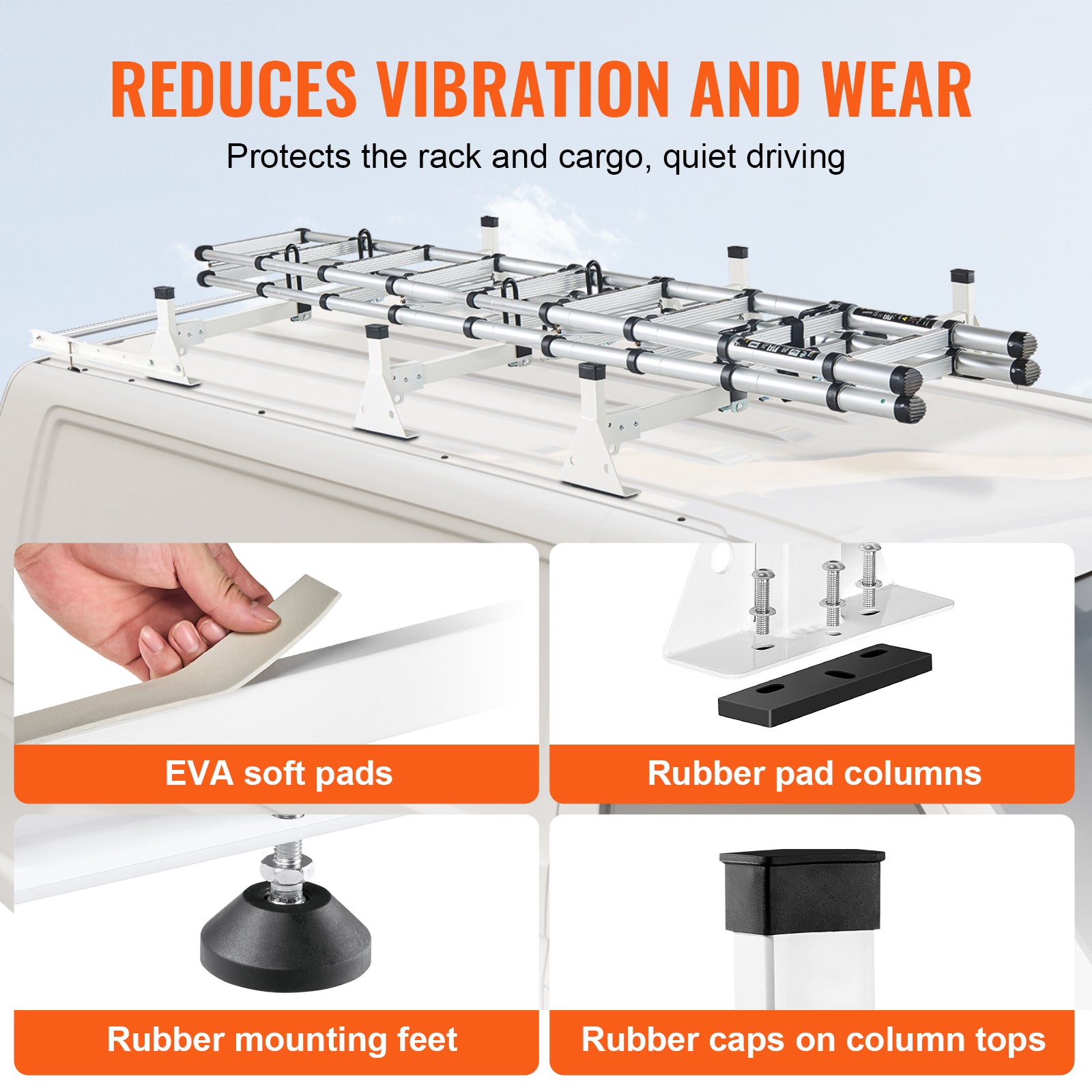Trailer Ladder Rack Van Roof Ladder Rack for Ford Transit Custom 2013-2024 image 7