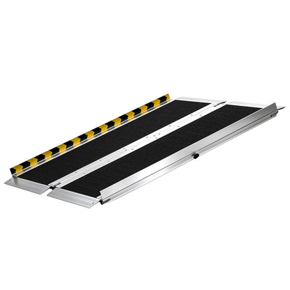Portable Wheelchair Ramp, 3FT, Non-Slip Aluminum Folding Handicap Ramp for Wheelchair, 800 lbs Capacity, Door Threshold Ramps for Home Steps, Stairs, Entry, Threshold, Doorways, Scooter, Curbs image 2