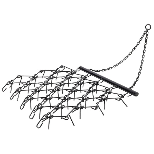 4FT Heavy-Duty Steel Drag Harrow for ATV UTV - Front View