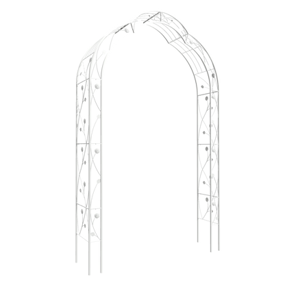 Metal Garden Arch Assemble Freely with 8 Styles Garden Arbor Trellis Climbing Plants Support Rose Arch Outdoor Arch Wedding Arch Party Events Archway Cream White image 9