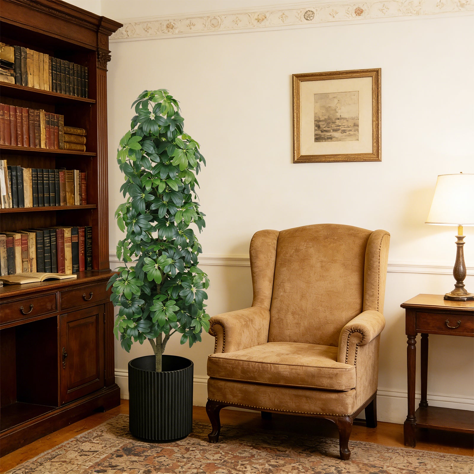 6FT Artificial Tree Realistic Faux Tree, Suitable for Indoor and Outdoor Decoration,1pc/set image 11