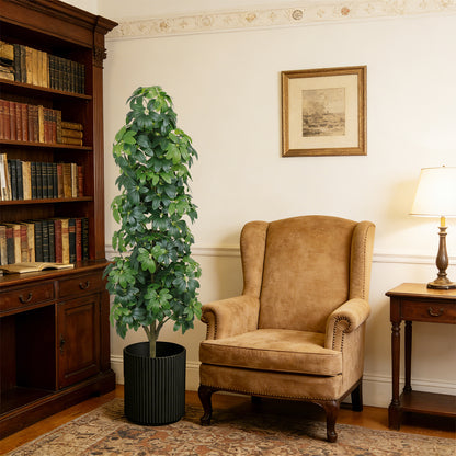 6FT Artificial Tree Realistic Faux Tree, Suitable for Indoor and Outdoor Decoration,1pc/set image 11