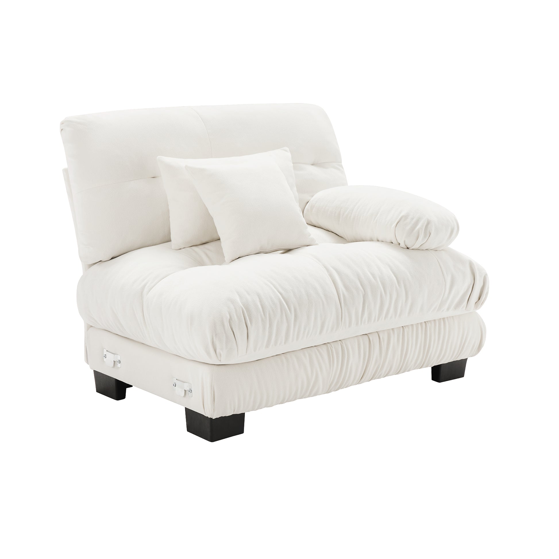 27 Sofa RSF W/2 pillows - White image 2