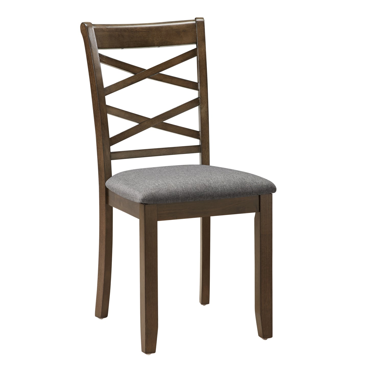 Dining Chairs Only, Wooden Dining Chairs Set of 4, Kitchen Chair with Padded Seat, Upholstered Side Chair for Dining Room, Living Room, Walnut image 9