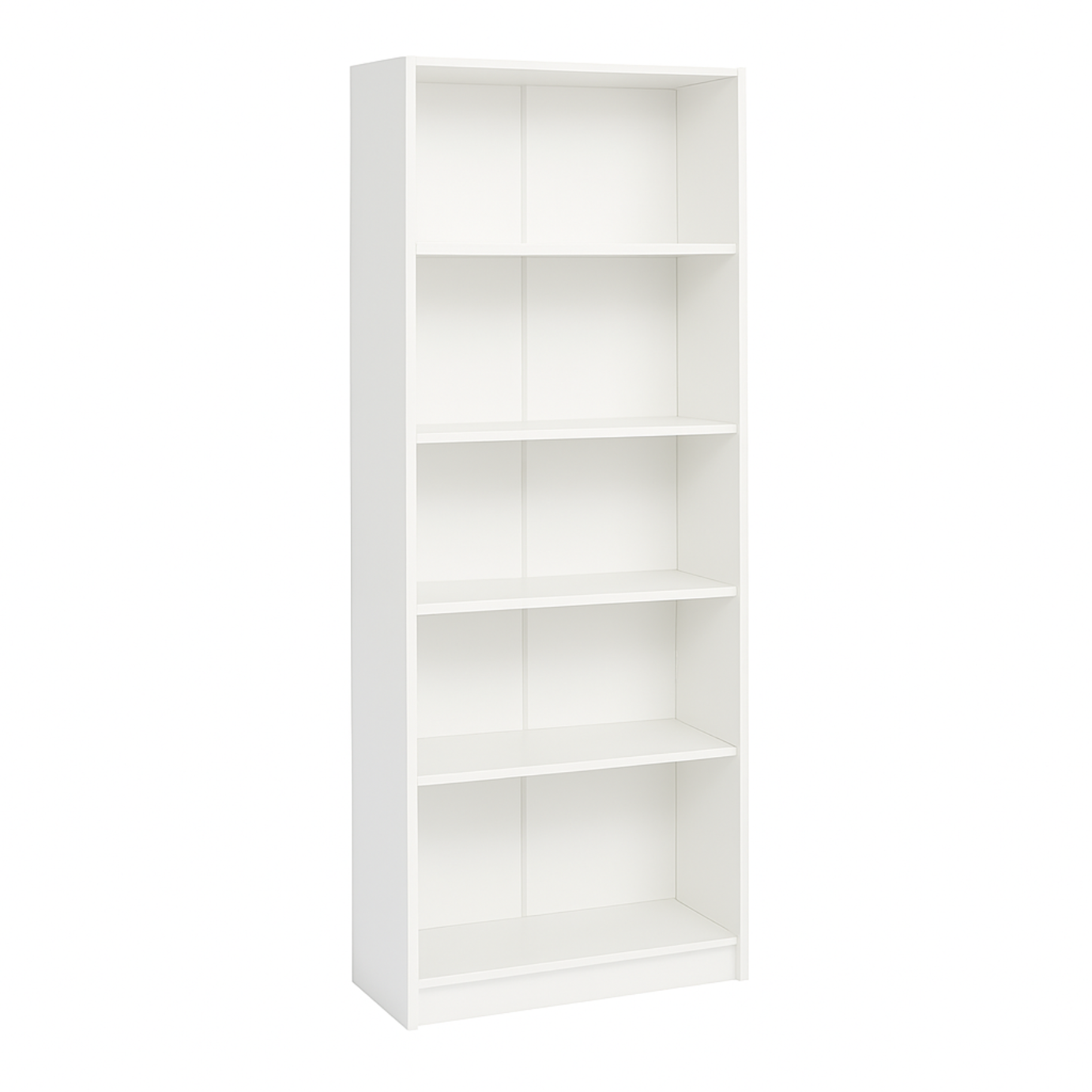 5-Tier Bookshelves Storage Cabinet White image 8