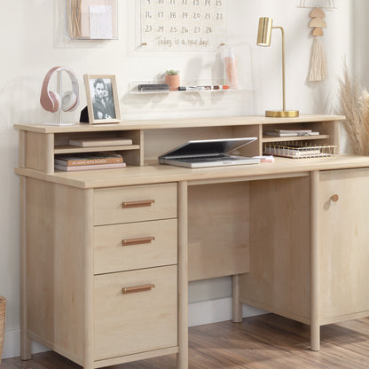 Hutch with Storage Cubbyholes, Maple finish image 3