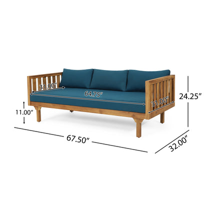 PATIO FURNITRE SETS: CLAREMONT 3 SEATER DAYBED + ACACIA WOOD TABLE image 5