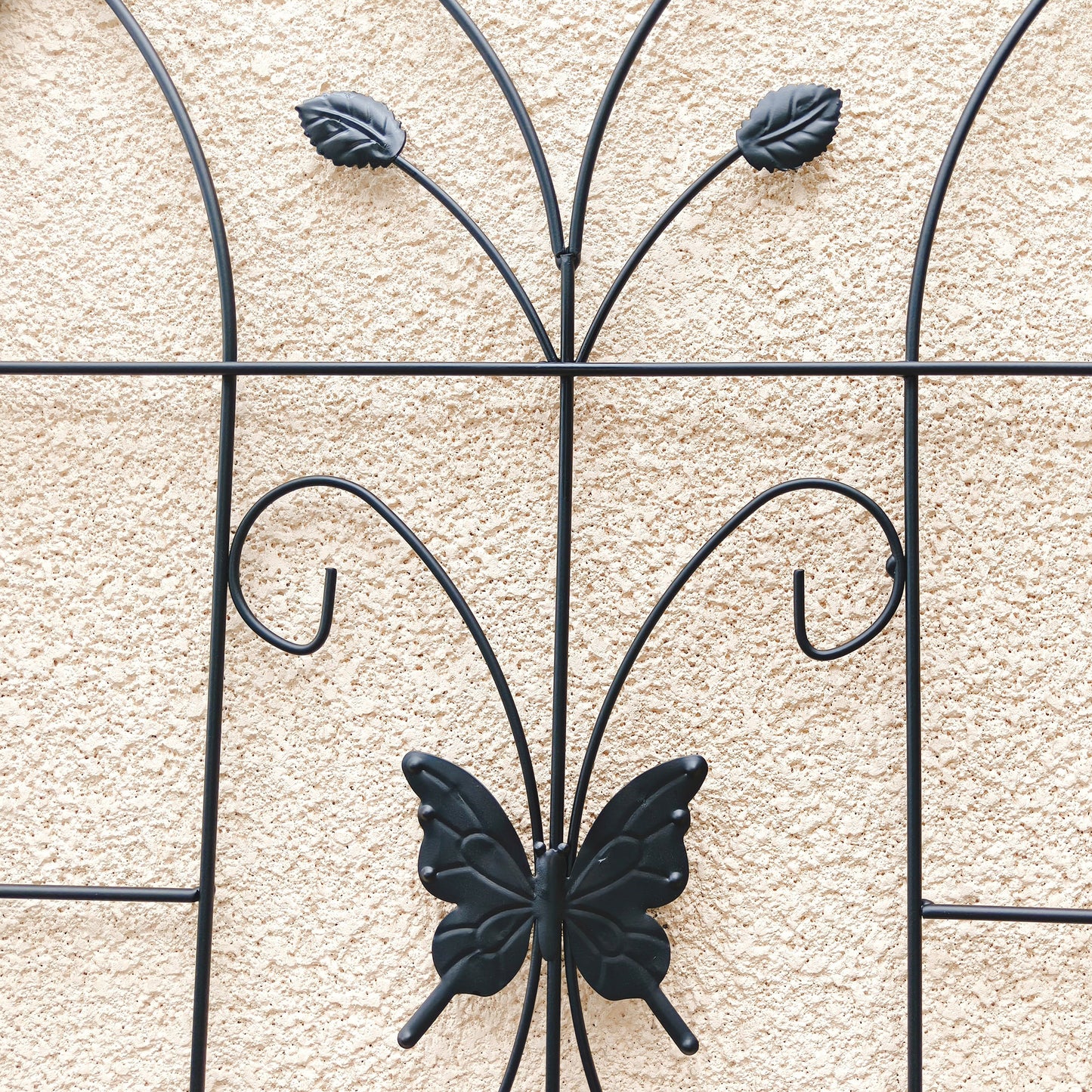 2 Pack Metal Garden Trellis 71" x 19.7" Rustproof Trellis for Climbing Plants Outdoor Flower Support Black image 4
