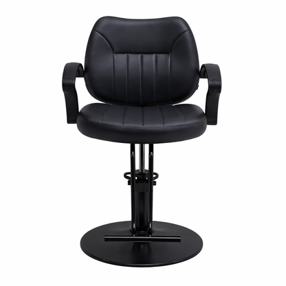 Hair Beauty Salon Equipment Black Hydraulic Barber Styling Chair(BLACK) image 3